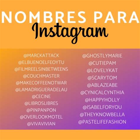 generador de nombres para instagram|nombres lindos para instagram.